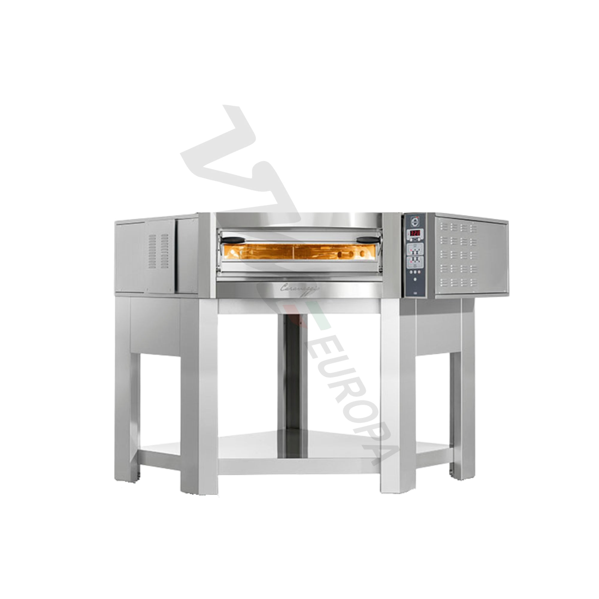 Cuppone Caravaggio Pizzaofen für 8 Pizzen Ø35cm 1 Kammer Knopfsteuerung - CR835/1CD