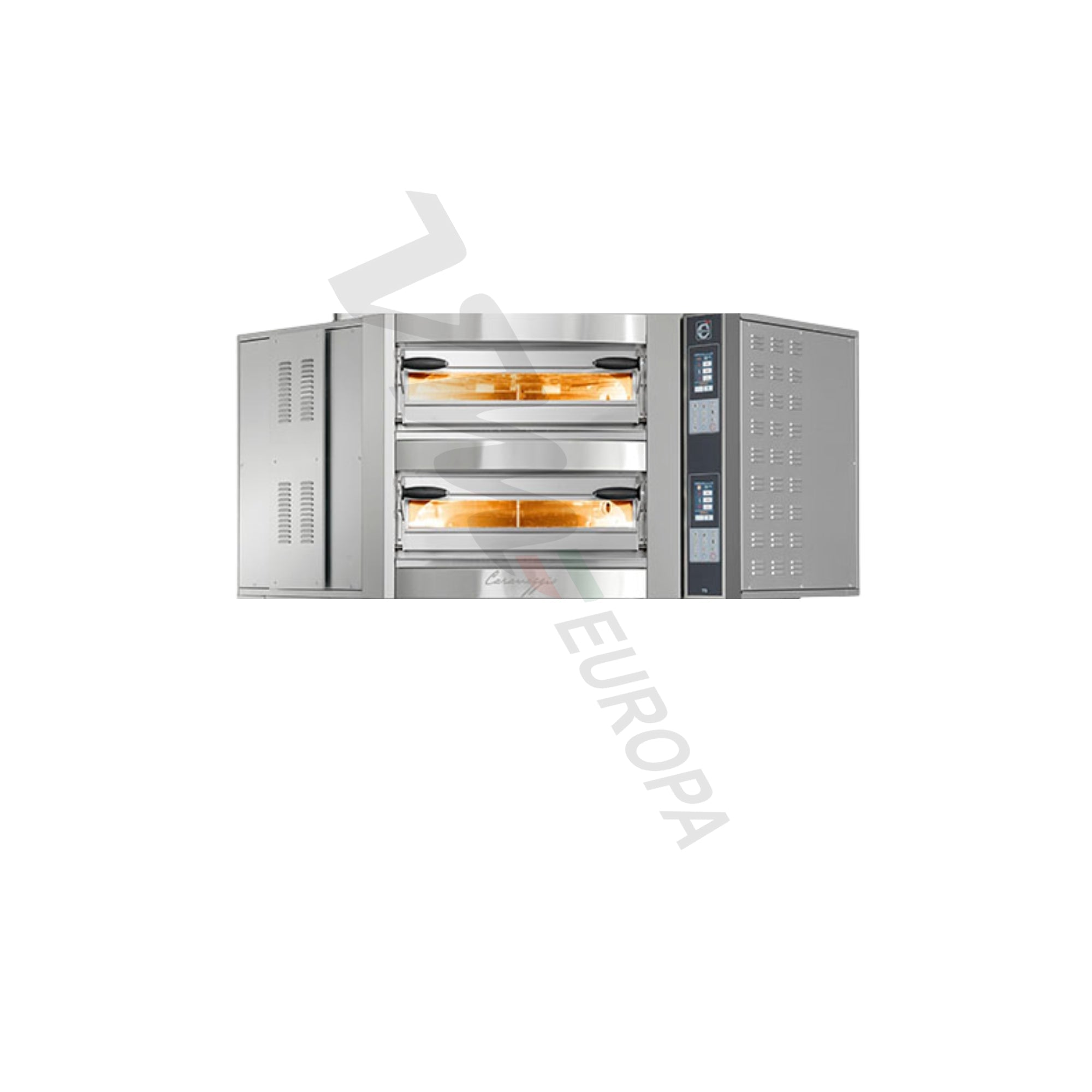 Cuppone Caravaggio Pizzaofen für 4 Pizzen Ø35cm 2 Kammern Touch-Display - CR535/2TS
