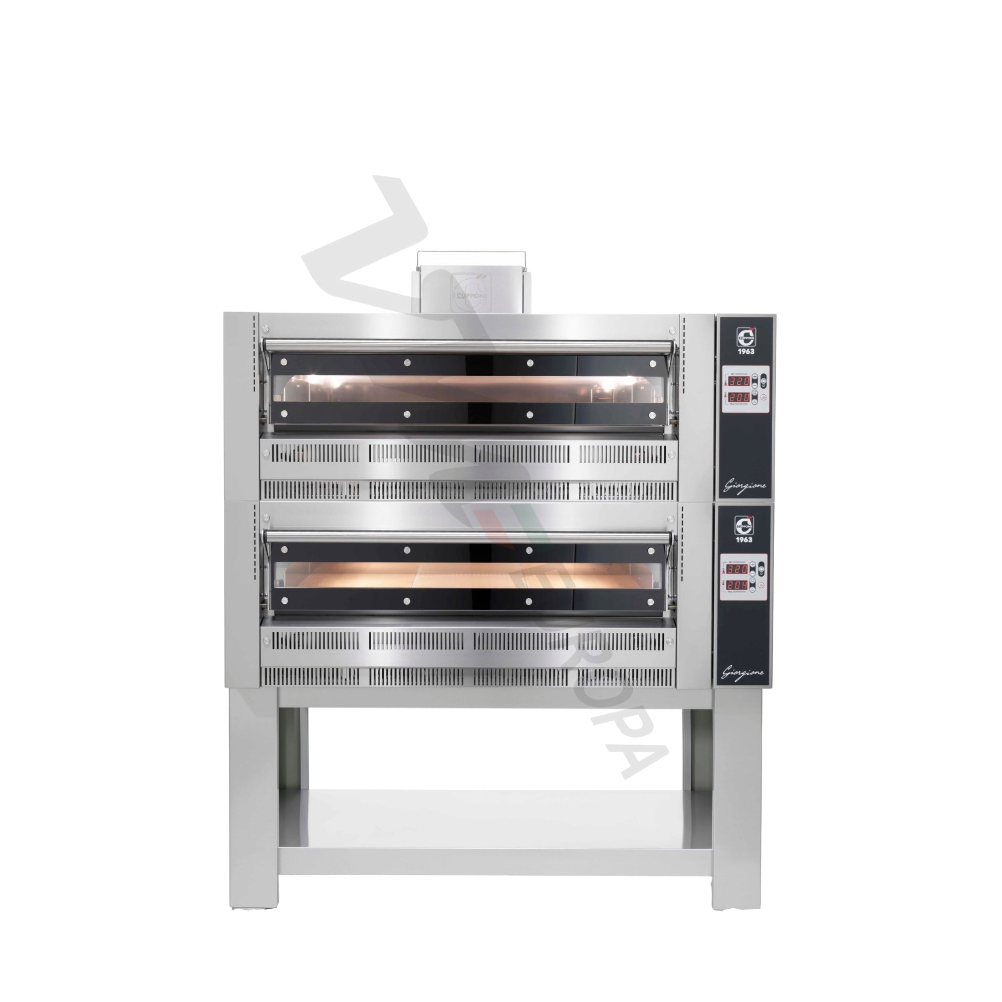Cuppone Giorgione Pizzaofen für 6+6 Pizzen Ø35cm Lang 2 Kammer Digital - GR635L/2D
