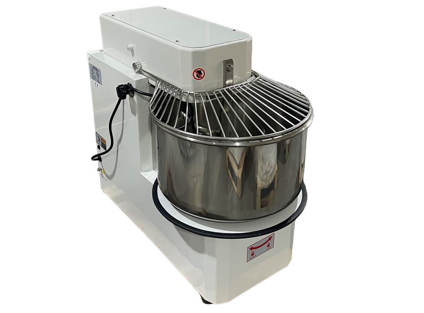 Professionelle Teigknetmaschine 30L | 1 Geschwindigkeit | Abnehmbare Rührschüssel | 26kg Teig | 1500W | 230V |Edelstahl
