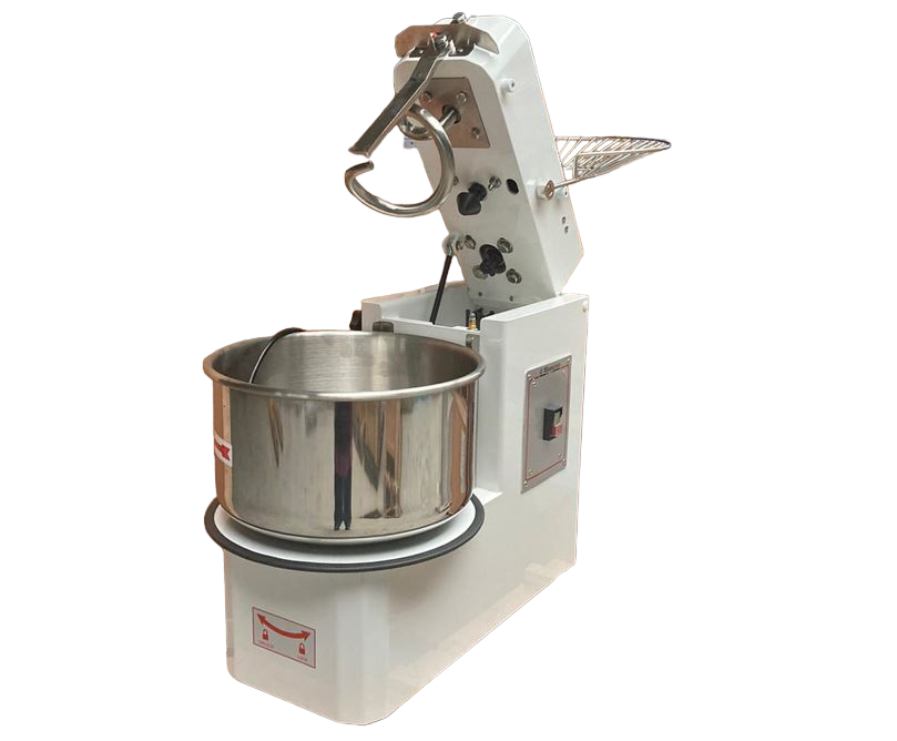 Professionelle Teigknetmaschine 30L | 1 Geschwindigkeit | Abnehmbare Rührschüssel | 26kg Teig | 1500W | 230V |Edelstahl