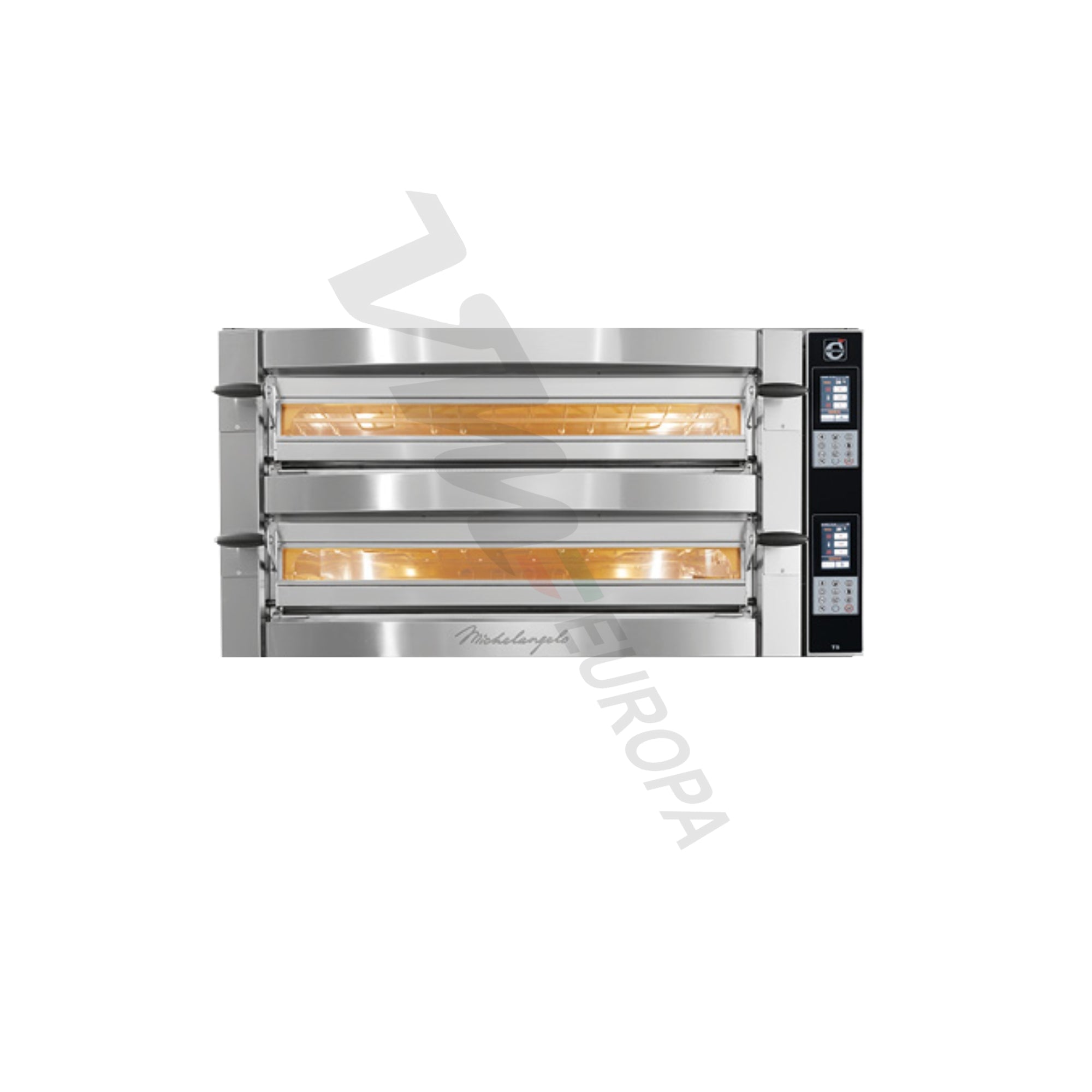 Cuppone Michelangelo Pizzaofen für 4 Pizzen Ø35cm 2 Kammern Touch-Display - ML435/2TS