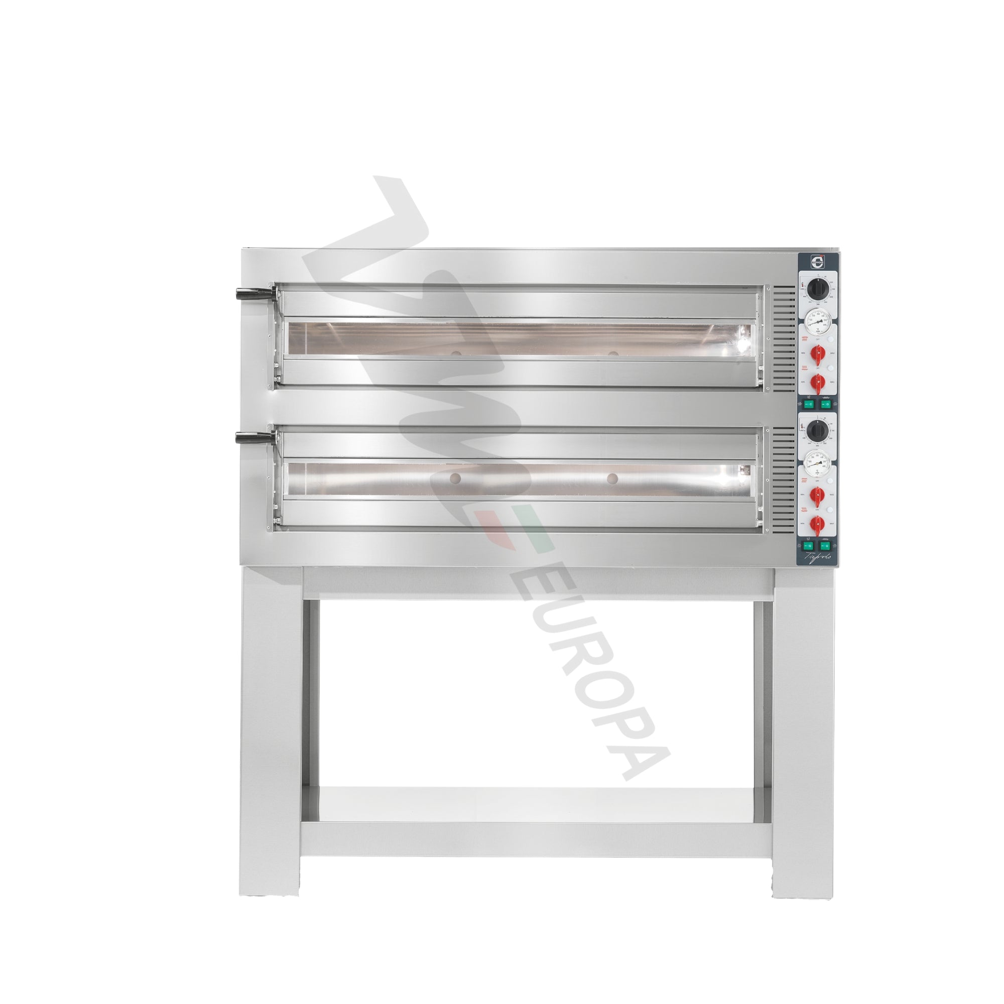 Cuppone Tiepolo Pizzaofen für 9 Pizzen Ø35cm 2 Kammern Kombisteuerung - TP935/2CM