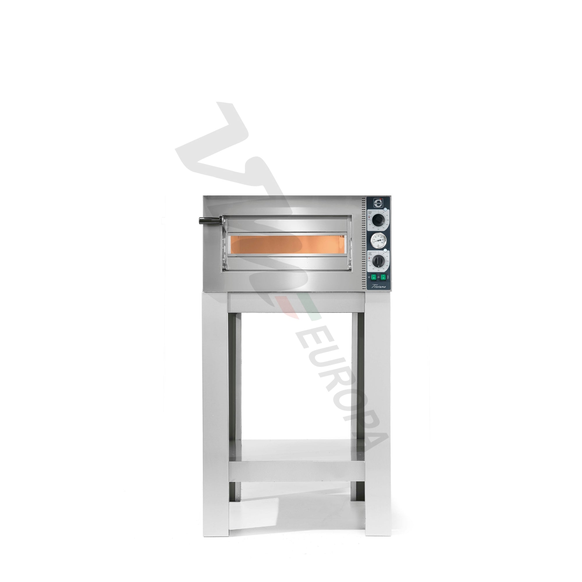Cuppone Tiziano Pizzaofen für 4 Pizzen Ø20cm 1 Kammer Mechanisch - TZ420/1M