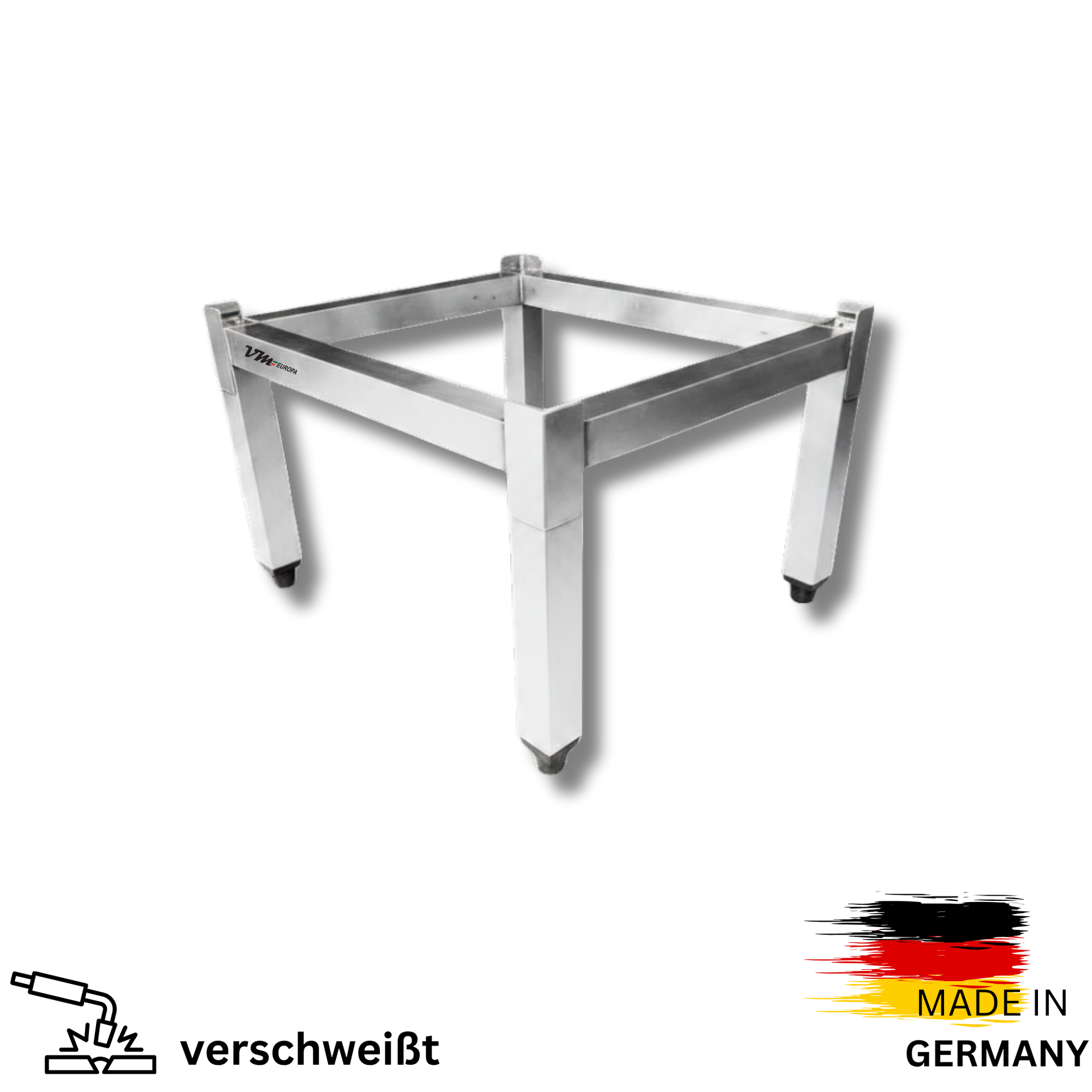 Edelstahl AISI304 Untergestell für Spülmaschinen 60,5x57x30cm  - wird fertig geschweißt geliefert - UG2-6057V (Kopie)