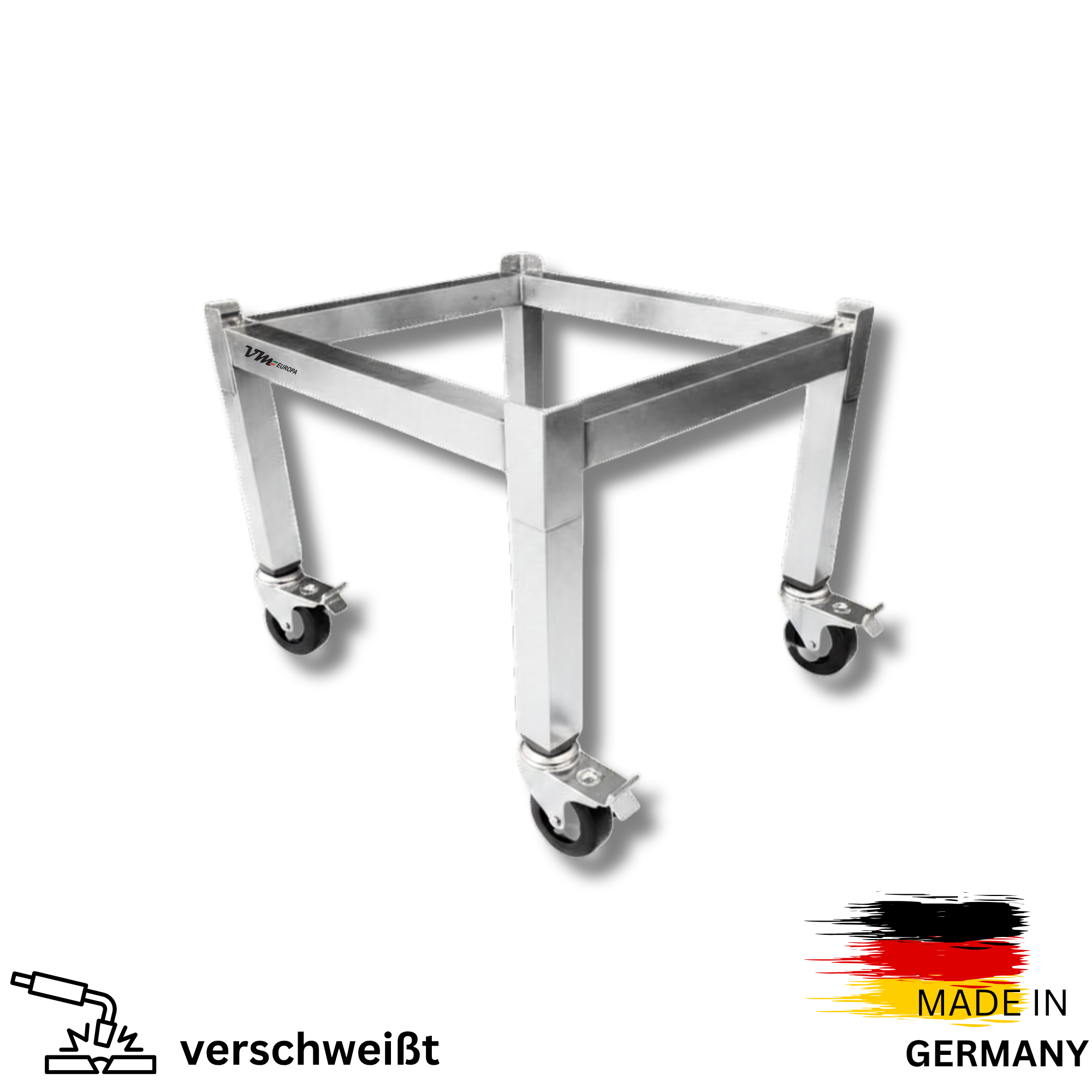 Edelstahl AISI304 Untergestell für Spülmaschinen 60,5x57x30cm  - wird fertig geschweißt geliefert - UG2-6057V (Kopie)